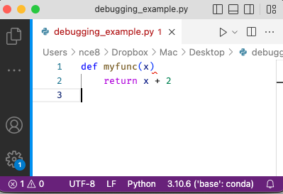 linting example